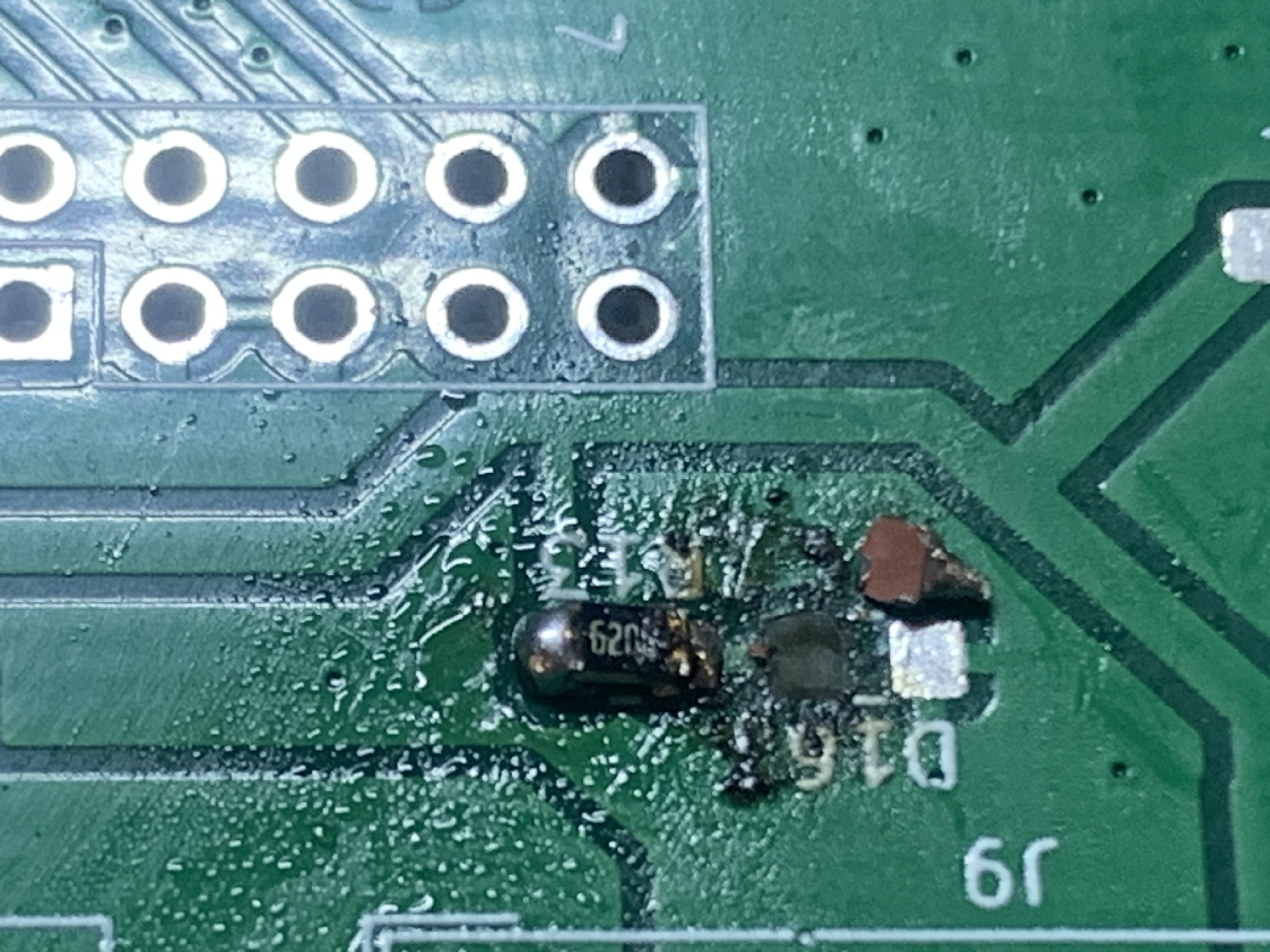 Ripped off Solder Pad